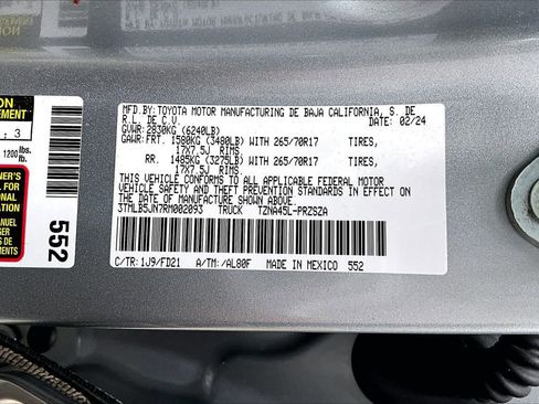 Used 2024 Toyota Tacoma TRD Off-Road AWD/4WD image 16