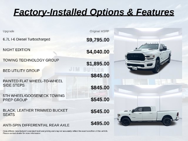 Used 2024 RAM 2500 Laramie w/ Night Edition AWD/4WD image 3
