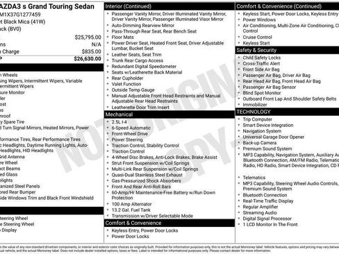 Used 2016 MAZDA MAZDA3 s Grand Touring FWD image 3
