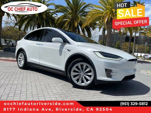Used 2018 Tesla Model X 100D AWD/4WD image 1