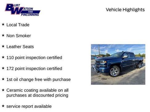 Used 2018 Chevrolet Silverado 1500 LTZ Z71 w/ LTZ Plus Package image 10