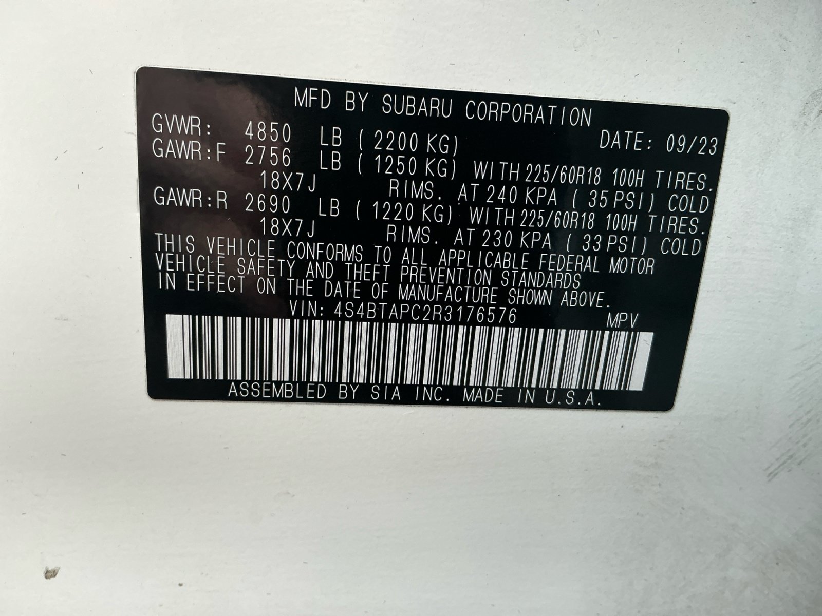 Certified 2024 Subaru Outback Touring AWD/4WD image 16