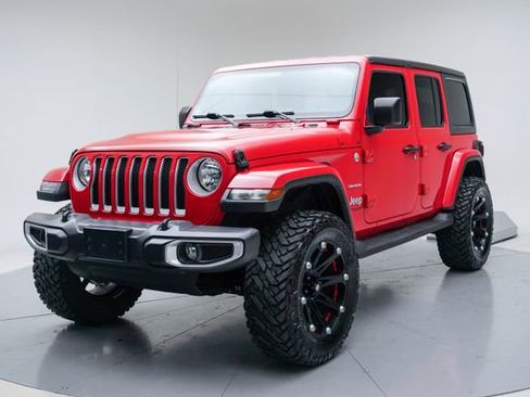 Used 2020 Jeep Wrangler Unlimited Sahara w/ Safety Group AWD/4WD image 1