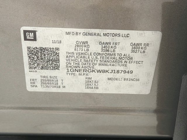 Certified 2019 Chevrolet Traverse LT FWD image 28