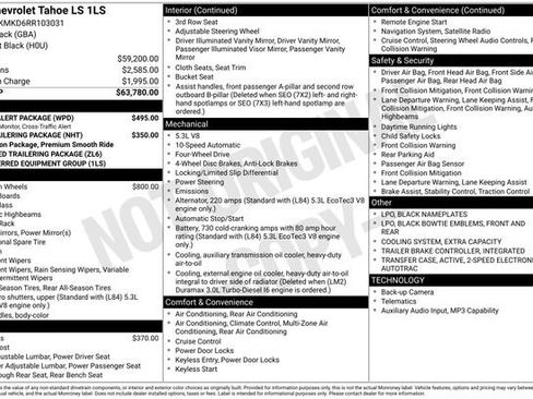 Used 2024 Chevrolet Tahoe LS w/ Driver Alert Package image 2