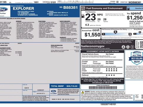Certified 2022 Ford Explorer XLT RWD image 6