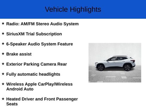 New 2026 Chevrolet Trax RS w/ Sunroof Package image 2