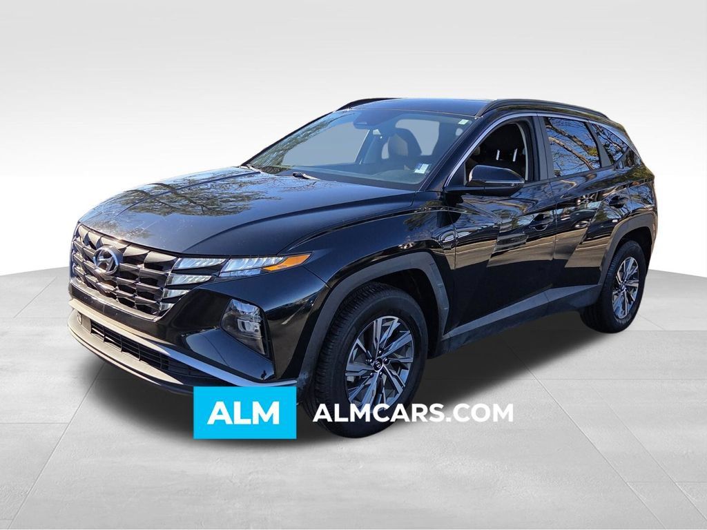 Used 2022 Hyundai Tucson Blue AWD/4WD image 1