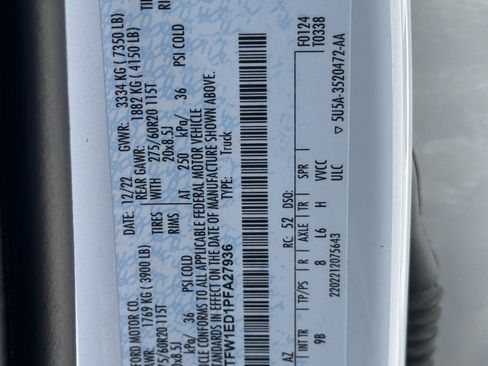 Used 2023 Ford F150 Platinum w/ Equipment Group 701A High image 33