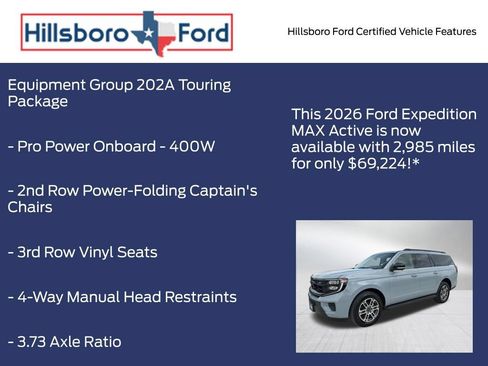Certified 2026 Ford Expedition Max Active AWD/4WD image 5