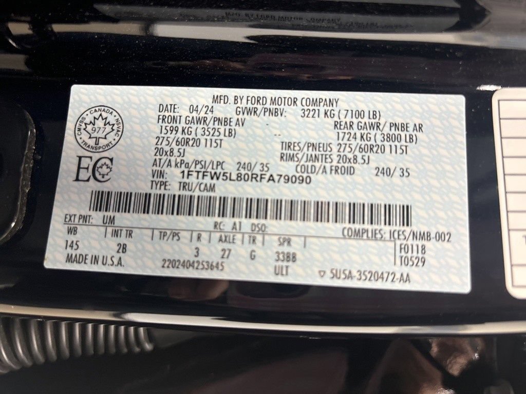 Used 2024 Ford F150 Lariat AWD/4WD image 30