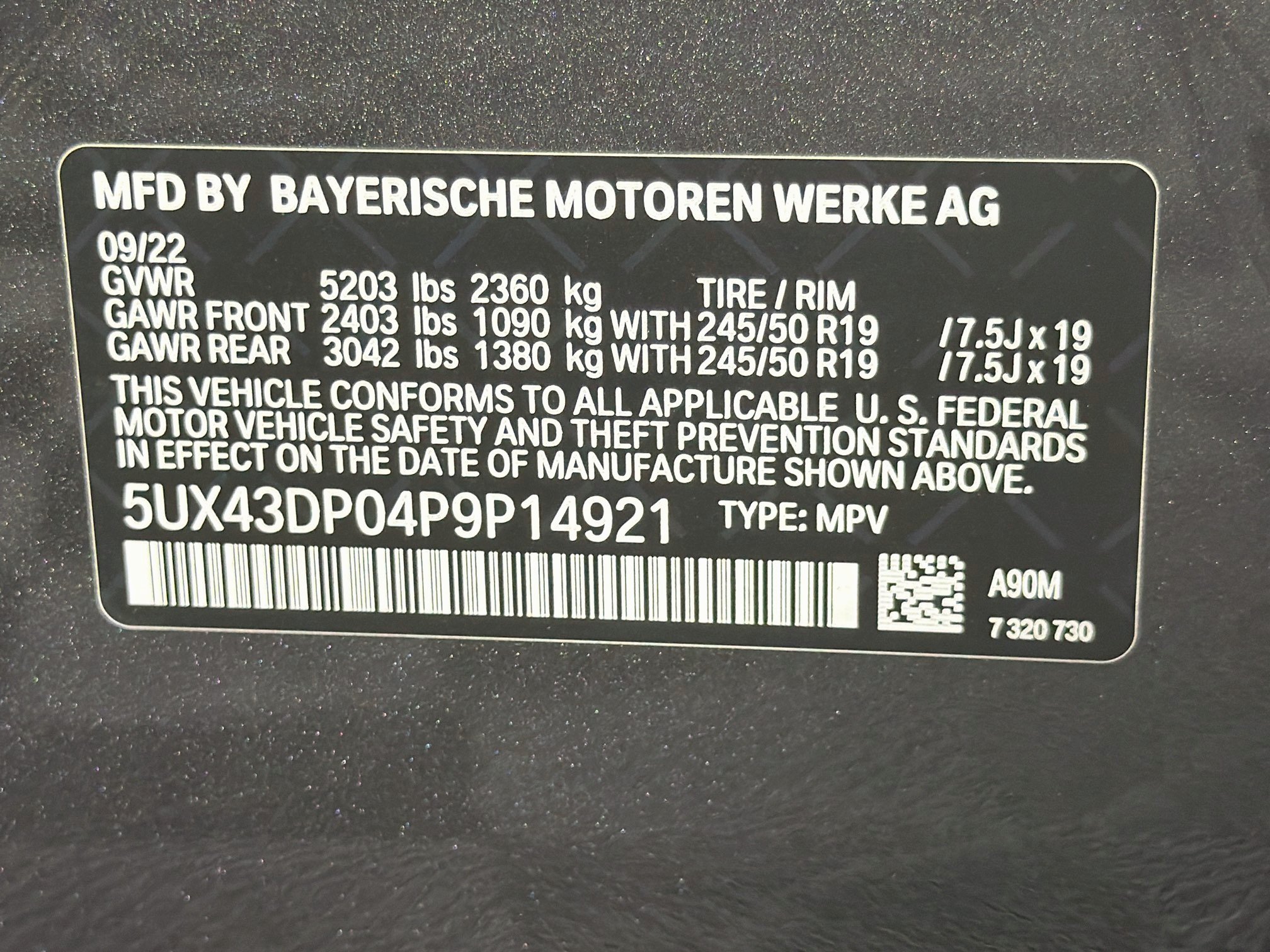 Used 2023 BMW X3 sDrive30i w/ Premium Package RWD image 12