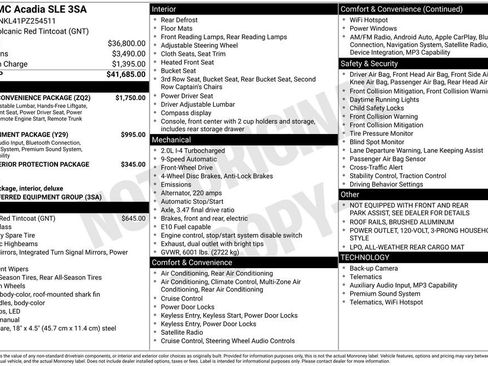 Used 2023 GMC Acadia SLE w/ Driver Convenience Package FWD image 32