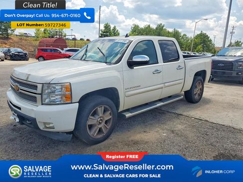 Used 2012 Chevrolet Silverado 1500 LTZ w/ LTZ White Diamond Edition RWD image 1