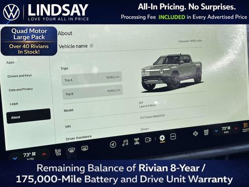 Used 2022 Rivian R1T Launch Edition image 22