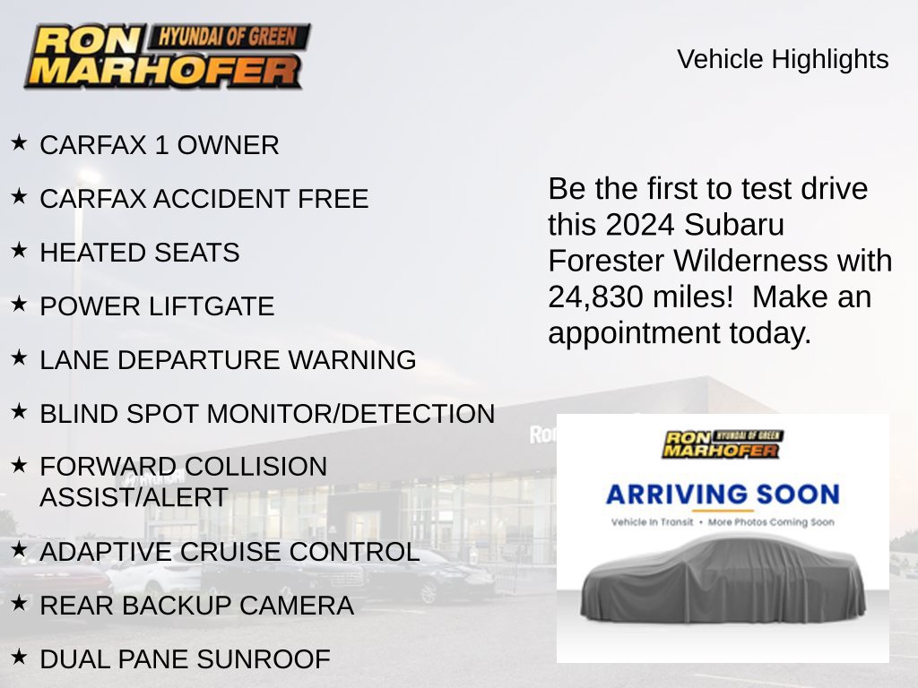 Used 2024 Subaru Forester Wilderness AWD/4WD image 2