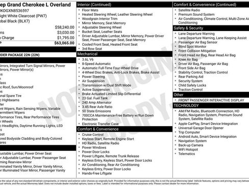 Used 2022 Jeep Grand Cherokee L Overland image 24