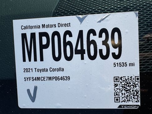 Used 2021 Toyota Corolla SE w/ Carpet Mat Package (TMS) FWD image 19