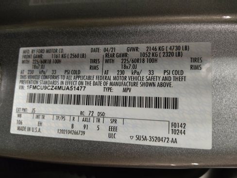 Used 2021 Ford Escape SEL image 33