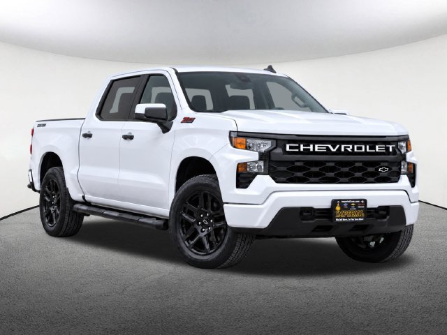 Used 2024 Chevrolet Silverado 1500 Custom w/ Turbomax Blackout Package AWD/4WD image 2
