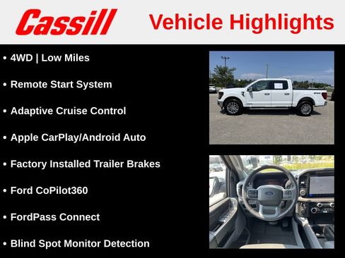 Used 2025 Ford F150 XLT w/ Equipment Group 302A MID AWD/4WD image 7