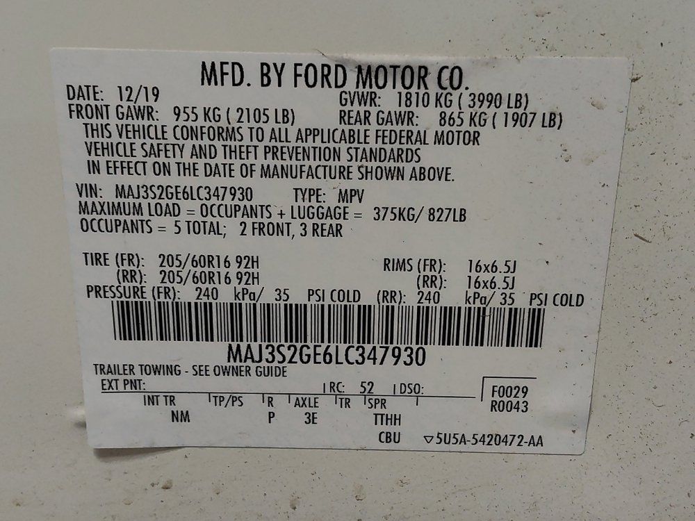 Used 2020 Ford EcoSport SE FWD image 33