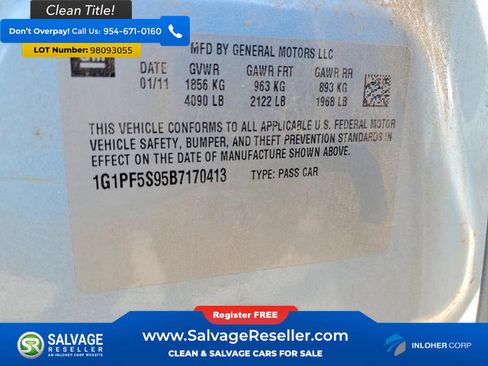 Used 2011 Chevrolet Cruze LT FWD image 16