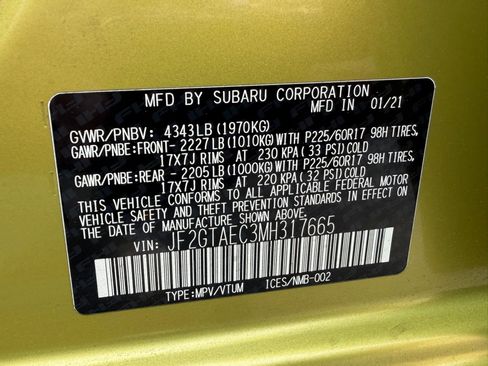 Used 2021 Subaru Crosstrek 2.0i Premium AWD/4WD image 27