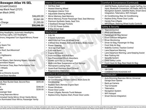 Certified 2023 Volkswagen Atlas SEL image 42