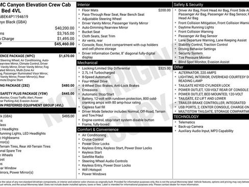 Certified 2023 GMC Canyon Elevation w/ Convenience Package AWD/4WD image 7