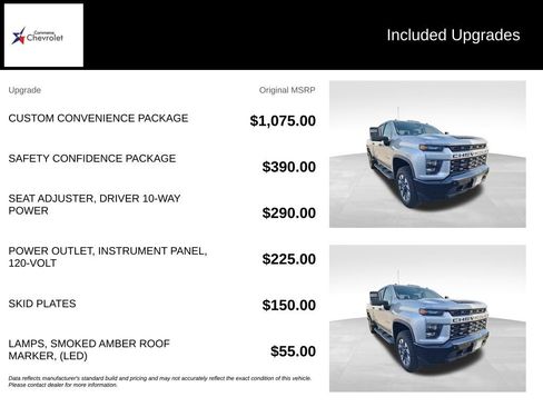 Used 2022 Chevrolet Silverado 2500 Custom w/ Custom Convenience Package AWD/4WD image 6