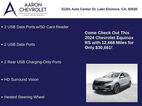 Used 2024 Chevrolet Equinox RS image 15