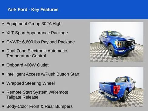 Certified 2023 Ford F150 XLT w/ Equipment Group 302A High image 2