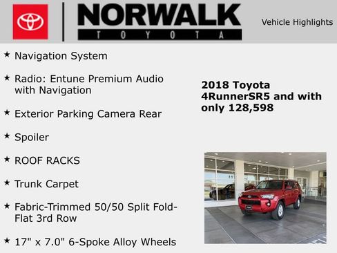 Used 2018 Toyota 4Runner SR5 RWD image 10
