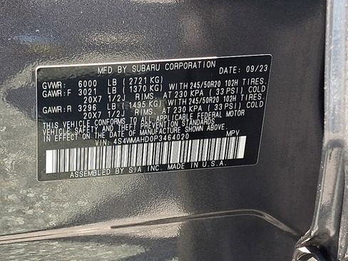 Certified 2023 Subaru Ascent Onyx Edition AWD/4WD image 26