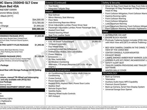 Used 2024 GMC Sierra 2500 SLT w/ SLT Convenience Package AWD/4WD image 41