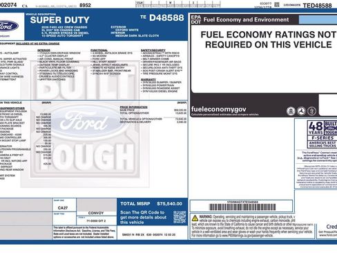 New 2026 Ford F450 XL w/ XL Chrome Package RWD image 2