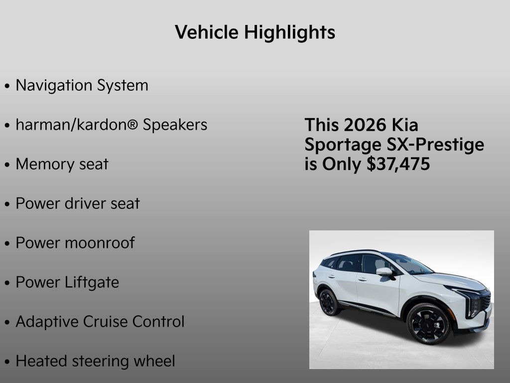 New 2026 Kia Sportage SX AWD/4WD image 32
