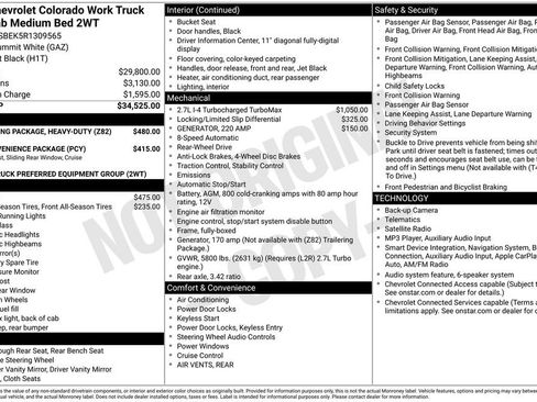 Certified 2024 Chevrolet Colorado W/T RWD image 43