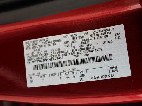 Certified 2022 Ford F250 Lariat w/ Tremor Off-Road Package image 24