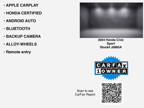 Used 2024 Honda Civic Sport image 7