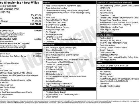 Used 2023 Jeep Wrangler Unlimited w/ 8.4" Radio Group image 17