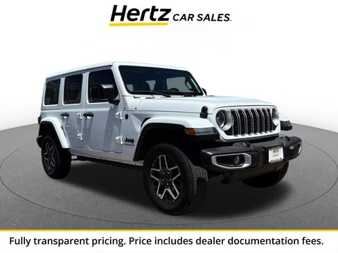 Used 2025 Jeep Wrangler Unlimited Sahara AWD/4WD image 1