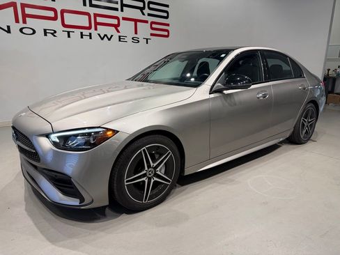 Used 2023 Mercedes-Benz C 300 4MATIC Sedan w/ AMG Line w/ Night Package image 2