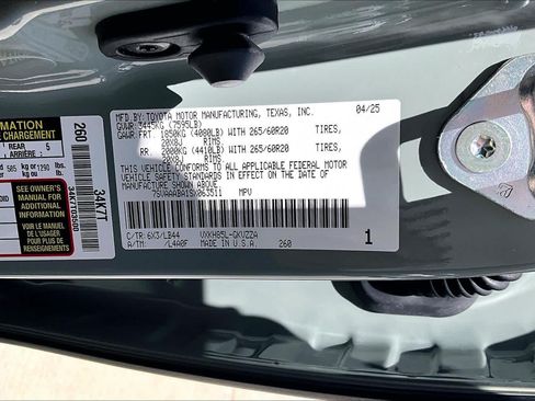 Used 2025 Toyota Sequoia 1794 Edition AWD/4WD image 33