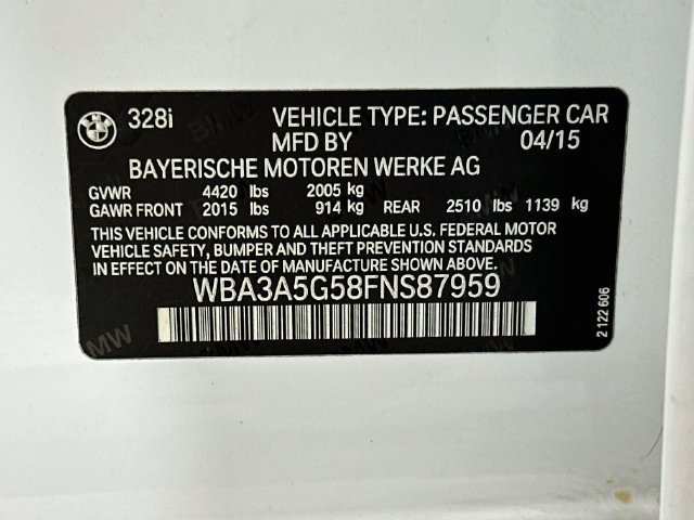 Used 2015 BMW 328i Sedan RWD image 33