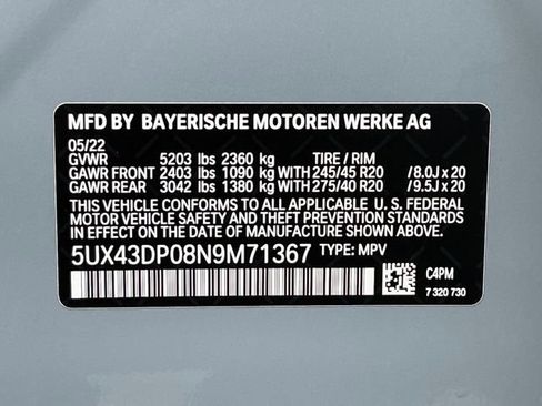 Used 2022 BMW X3 sDrive30i w/ M Sport Package 2 RWD image 33