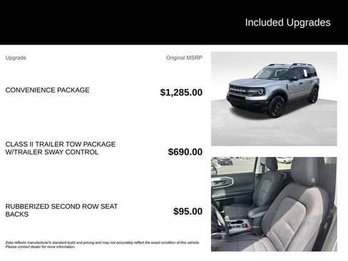 Used 2022 Ford Bronco Sport Big Bend w/ Convenience Package AWD/4WD image 5