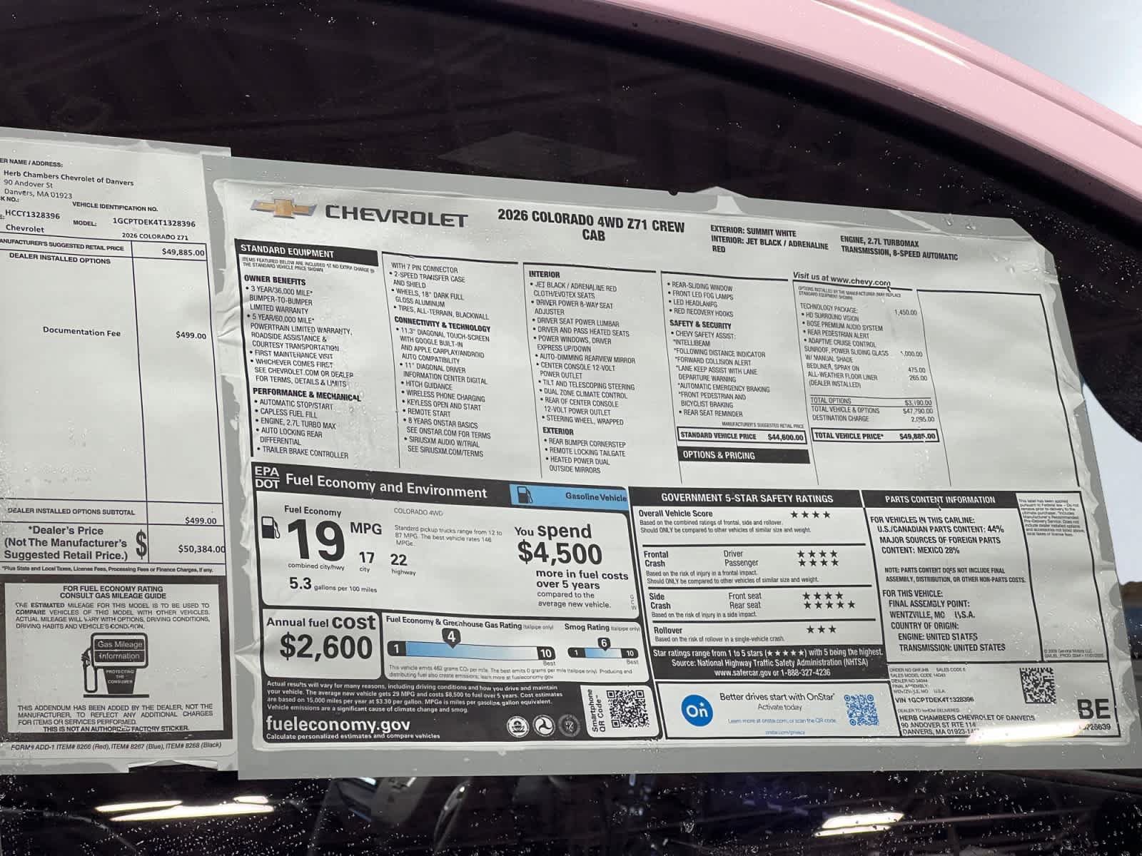 New 2026 Chevrolet Colorado Z71 w/ Technology Package AWD/4WD image 13