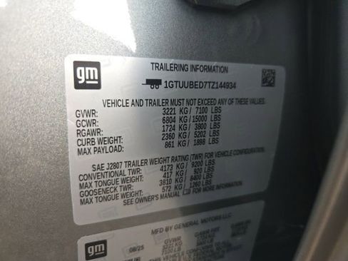 Used 2026 GMC Sierra 1500 SLE w/ LPO, GMC Protection Package image 47